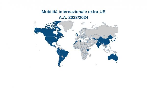 Mobilit&agrave; internazionale extra-UE A.A.2023/24