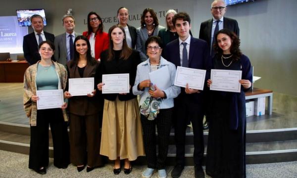 I vincitori del Premio di laurea Tindari Baglione 2026 .