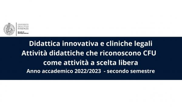 Didattica innovativa e cliniche legali