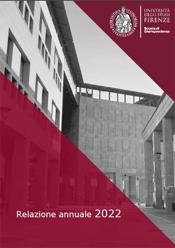 Relazioni finali 2022 - Scuola di Giurisprudenza - Copertina