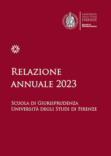 Relazioni finali 2023 - Scuola di Giurisprudenza - Copertina
