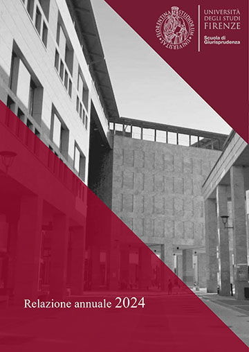 Relazioni finali 2024 - Scuola di Giurisprudenza - Copertina